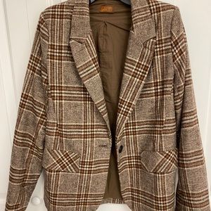 Pol plaid blazer